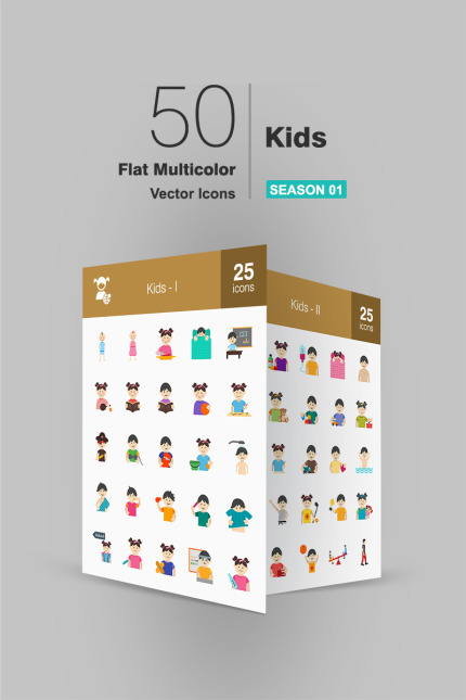 Kit Graphique #92583 Kids Icon Divers Modles Web - Logo template Preview