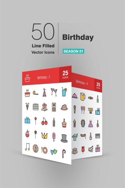 Kit Graphique #92587 Birthday Icon Divers Modles Web - Logo template Preview