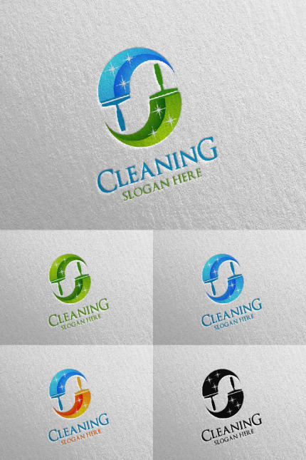 Kit Graphique #92736 Cleaning Logo Divers Modles Web - Logo template Preview