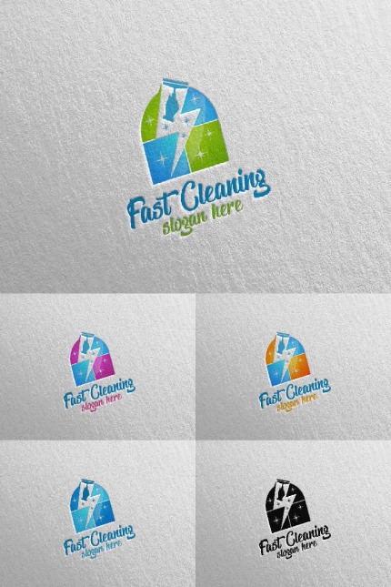 Kit Graphique #92738 Cleaning Logo Divers Modles Web - Logo template Preview