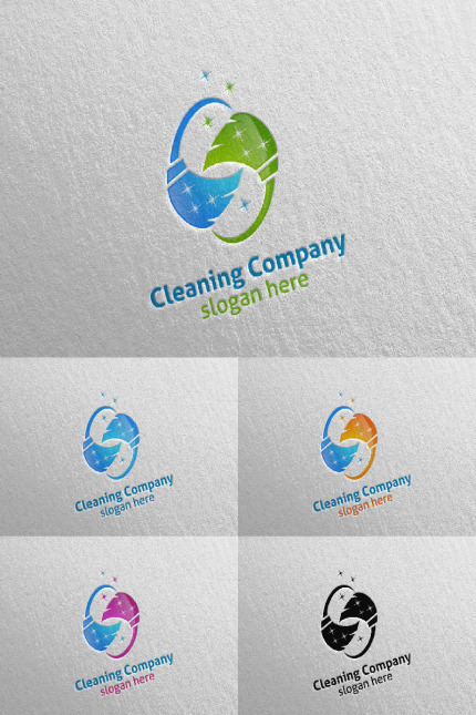 Kit Graphique #92739 Cleaning Logo Divers Modles Web - Logo template Preview