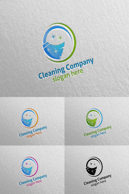 Kit Graphique #92741 Cleaning Logo Divers Modles Web - Logo template Preview