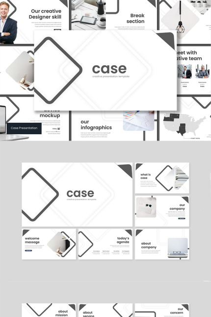 Kit Graphique #93098 Clean Creatif Divers Modles Web - Logo template Preview