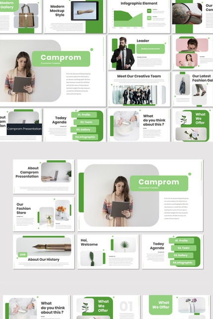 Kit Graphique #93099 Clean Creatif Divers Modles Web - Logo template Preview