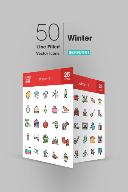 Kit Graphique #93167 Winter Icon Divers Modles Web - Logo template Preview