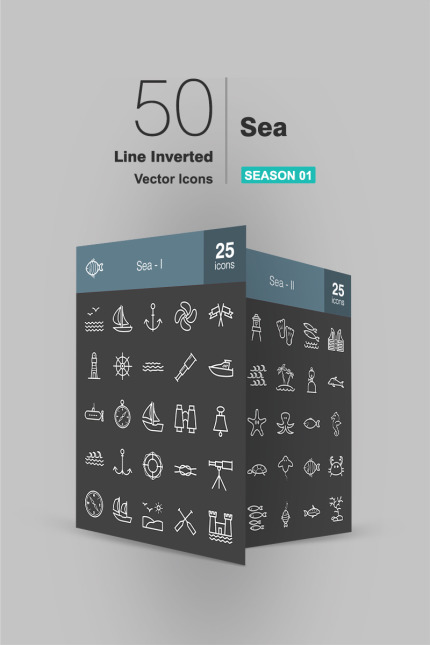 Kit Graphique #93170 Sea Icon Divers Modles Web - Logo template Preview