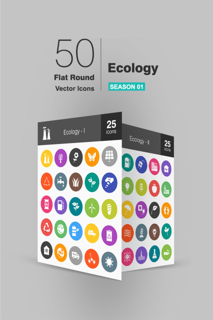 Kit Graphique #93215 Ecology Icon Divers Modles Web - Logo template Preview