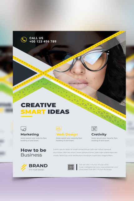 Kit Graphique #93334 Flyer Corporate Divers Modles Web - Logo template Preview