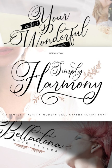 Kit Graphique #93413 Script Font Divers Modles Web - Logo template Preview