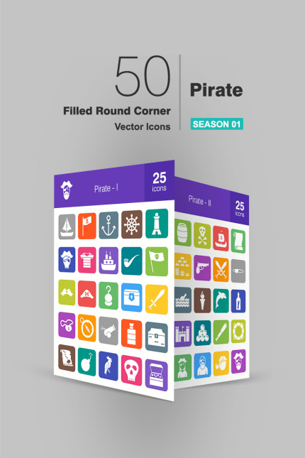 Kit Graphique #93569 Pirate Icon Divers Modles Web - Logo template Preview