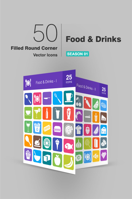 Kit Graphique #93579 Food Icon Divers Modles Web - Logo template Preview