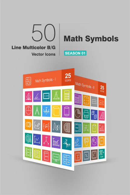 Kit Graphique #93600 Math Icon Divers Modles Web - Logo template Preview