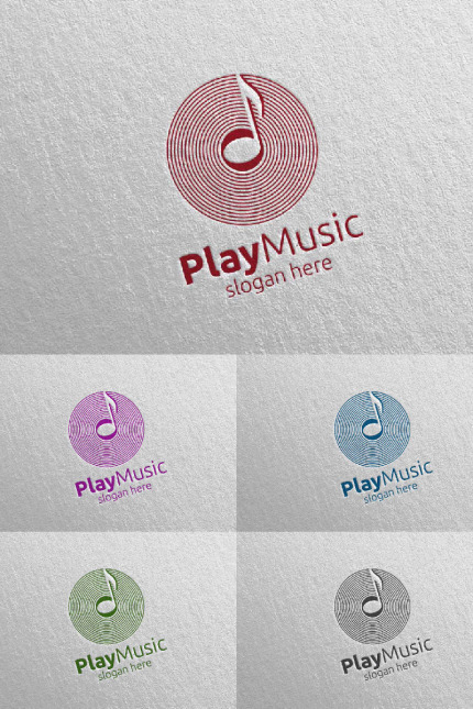 Kit Graphique #93622 Music Logo Divers Modles Web - Logo template Preview