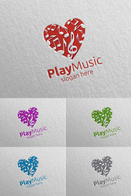 Kit Graphique #93627 Music Logo Divers Modles Web - Logo template Preview