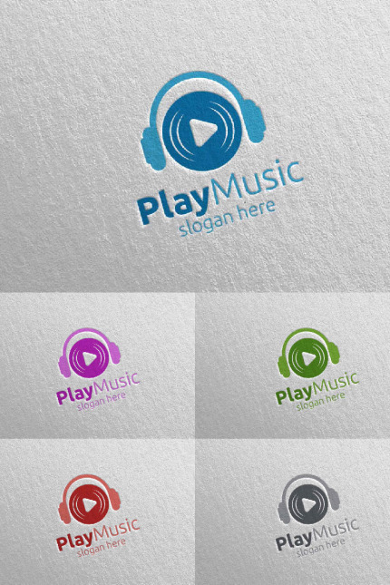 Kit Graphique #93629 Music Logo Divers Modles Web - Logo template Preview