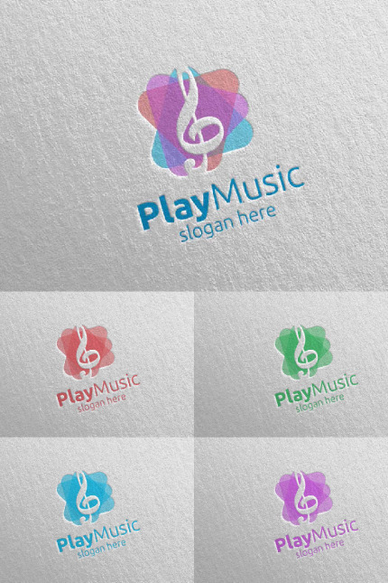 Kit Graphique #93631 Music Logo Divers Modles Web - Logo template Preview