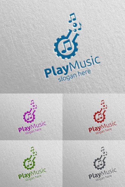 Kit Graphique #93635 Music Logo Divers Modles Web - Logo template Preview