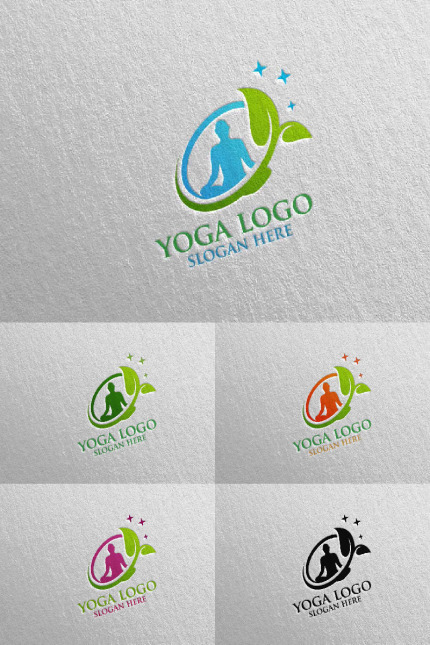 Kit Graphique #93654 Yoga Spa Divers Modles Web - Logo template Preview