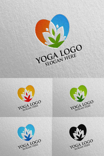 Kit Graphique #93655 Yoga Spa Divers Modles Web - Logo template Preview