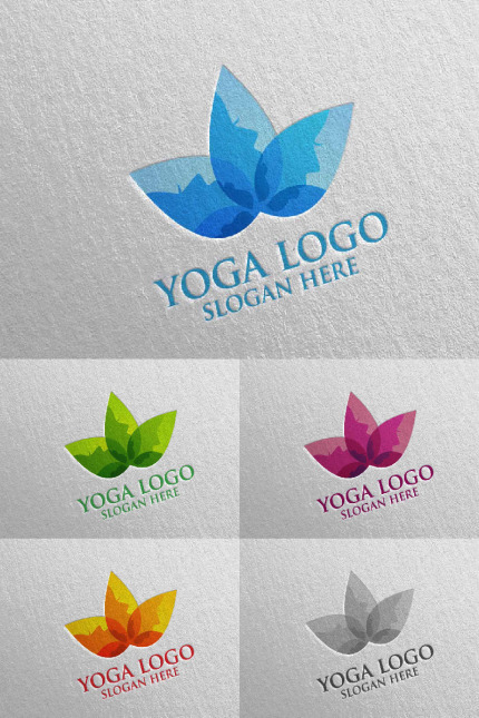 Kit Graphique #93657 Yoga Spa Divers Modles Web - Logo template Preview