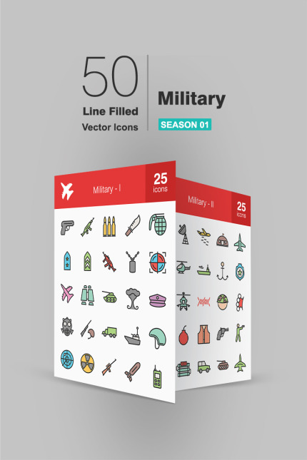 Kit Graphique #93753 Military Icon Divers Modles Web - Logo template Preview