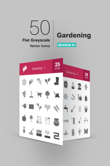 Kit Graphique #93758 Gardening Icon Divers Modles Web - Logo template Preview