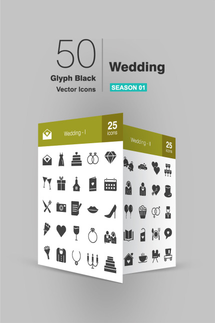 Kit Graphique #93764 Wedding Icon Divers Modles Web - Logo template Preview