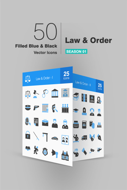 Kit Graphique #93799 Law Icon Divers Modles Web - Logo template Preview