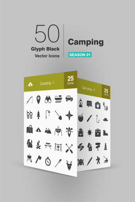 Kit Graphique #93804 Camp Icon Divers Modles Web - Logo template Preview