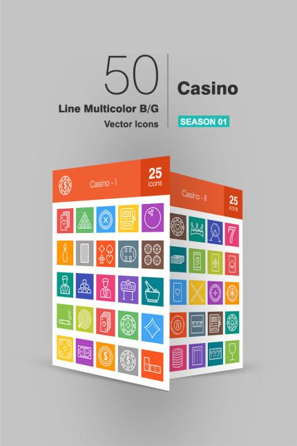 Kit Graphique #93913 Casino Icon Divers Modles Web - Logo template Preview