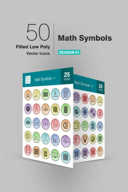 Kit Graphique #93917 Math Icon Divers Modles Web - Logo template Preview