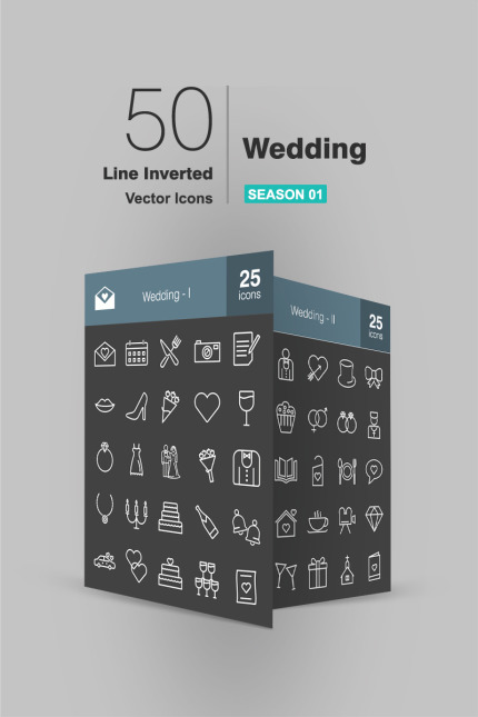 Kit Graphique #94063 Wedding Icon Divers Modles Web - Logo template Preview