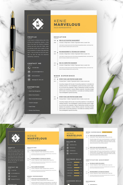 Kit Graphique #94087 Resume 2 Divers Modles Web - Logo template Preview