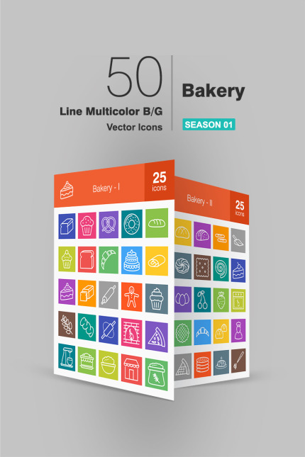 Kit Graphique #94260 Bakery Icon Divers Modles Web - Logo template Preview