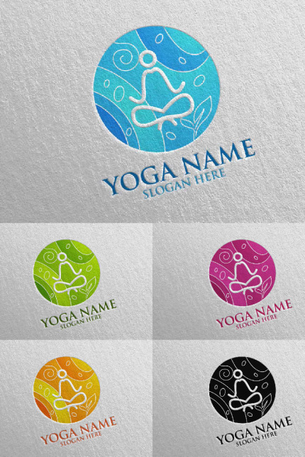 Kit Graphique #94316 Yoga Spa Divers Modles Web - Logo template Preview