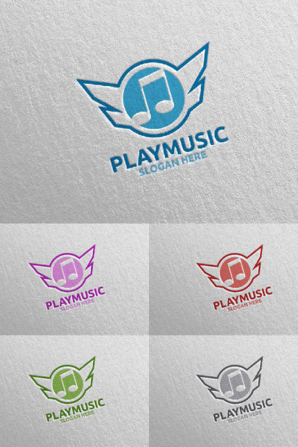 Kit Graphique #94652 Music Logo Divers Modles Web - Logo template Preview