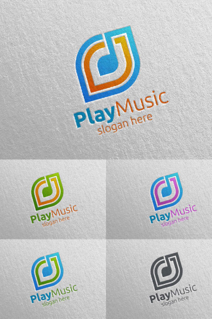 Kit Graphique #94654 Music Logo Divers Modles Web - Logo template Preview