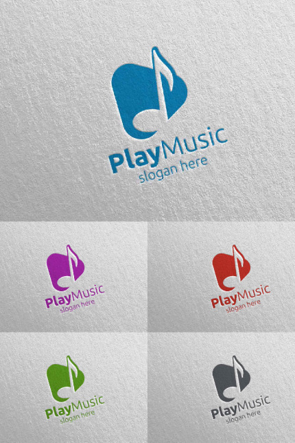 Kit Graphique #94656 Music Logo Divers Modles Web - Logo template Preview
