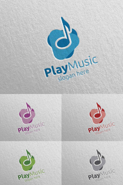 Kit Graphique #94657 Music Logo Divers Modles Web - Logo template Preview