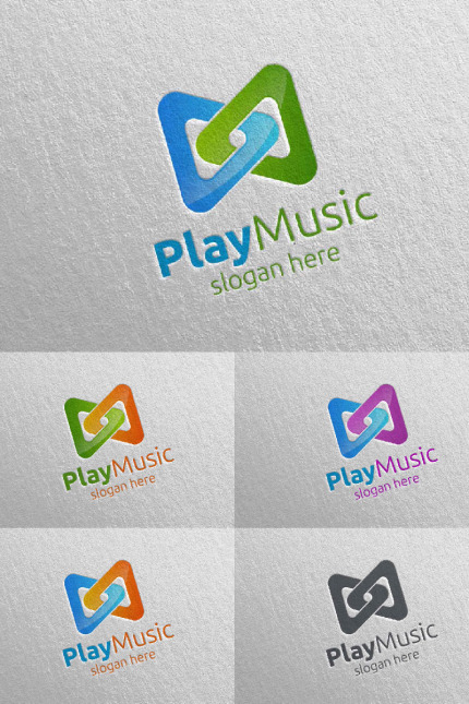 Kit Graphique #94658 Music Logo Divers Modles Web - Logo template Preview