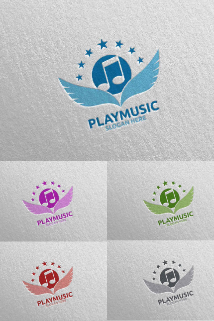 Kit Graphique #94674 Music Logo Divers Modles Web - Logo template Preview