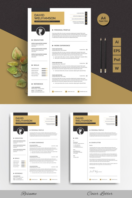 Kit Graphique #94757 Resume Cv Divers Modles Web - Logo template Preview