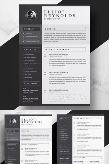 Kit Graphique #94773 Page Rsum Divers Modles Web - Logo template Preview