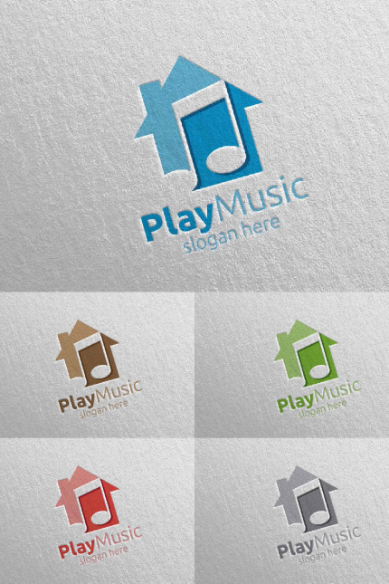 Kit Graphique #94851 House Music Divers Modles Web - Logo template Preview