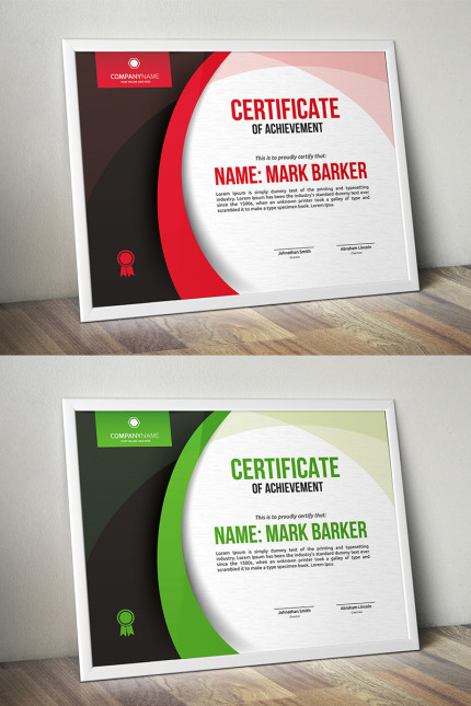 Kit Graphique #95081 Certificate Corporate Divers Modles Web - Logo template Preview