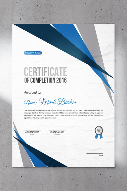 Kit Graphique #95084 Certificate Corporate Divers Modles Web - Logo template Preview