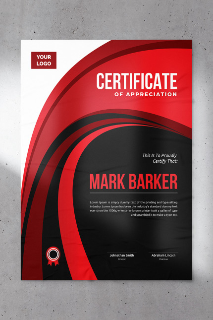 Kit Graphique #95085 Certificate Corporate Divers Modles Web - Logo template Preview