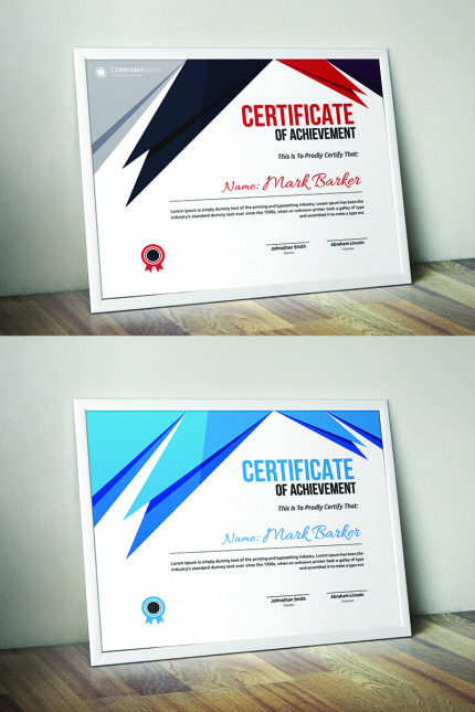 Kit Graphique #95087 Certificate Corporate Divers Modles Web - Logo template Preview