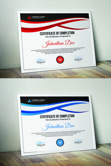 Kit Graphique #95088 Certificate Entreprise Divers Modles Web - Logo template Preview