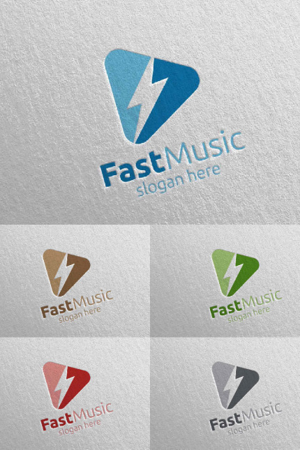 Kit Graphique #95174 Music Logo Divers Modles Web - Logo template Preview